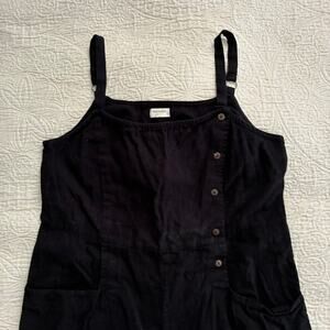 World Market, Black Jumpsuit, Wideleg, S/M with buttons